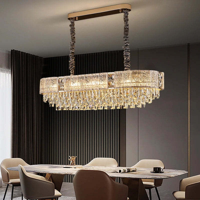 Gio Crystal Dining Room Chandelier-Sylvia Space