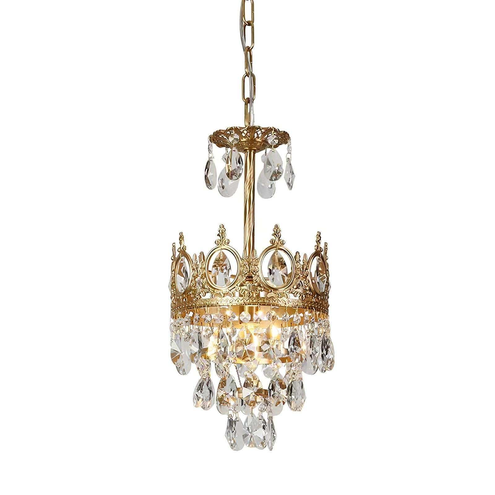 Vintage Crystal Chandelier-Sylvia Space