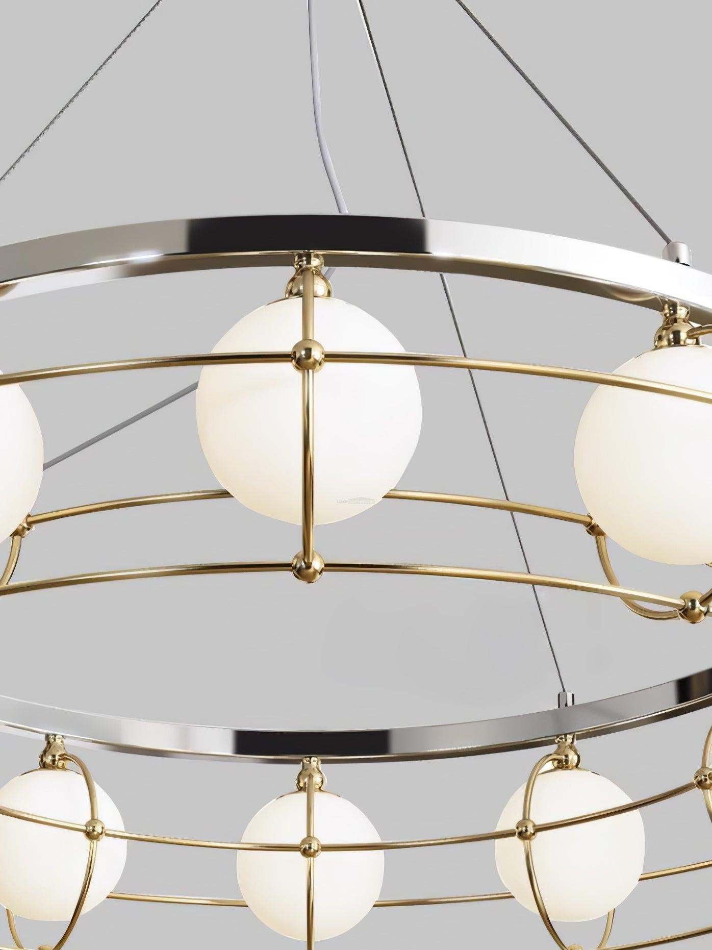 Maytoni Round/Linear Chandelier-Sylvia Space