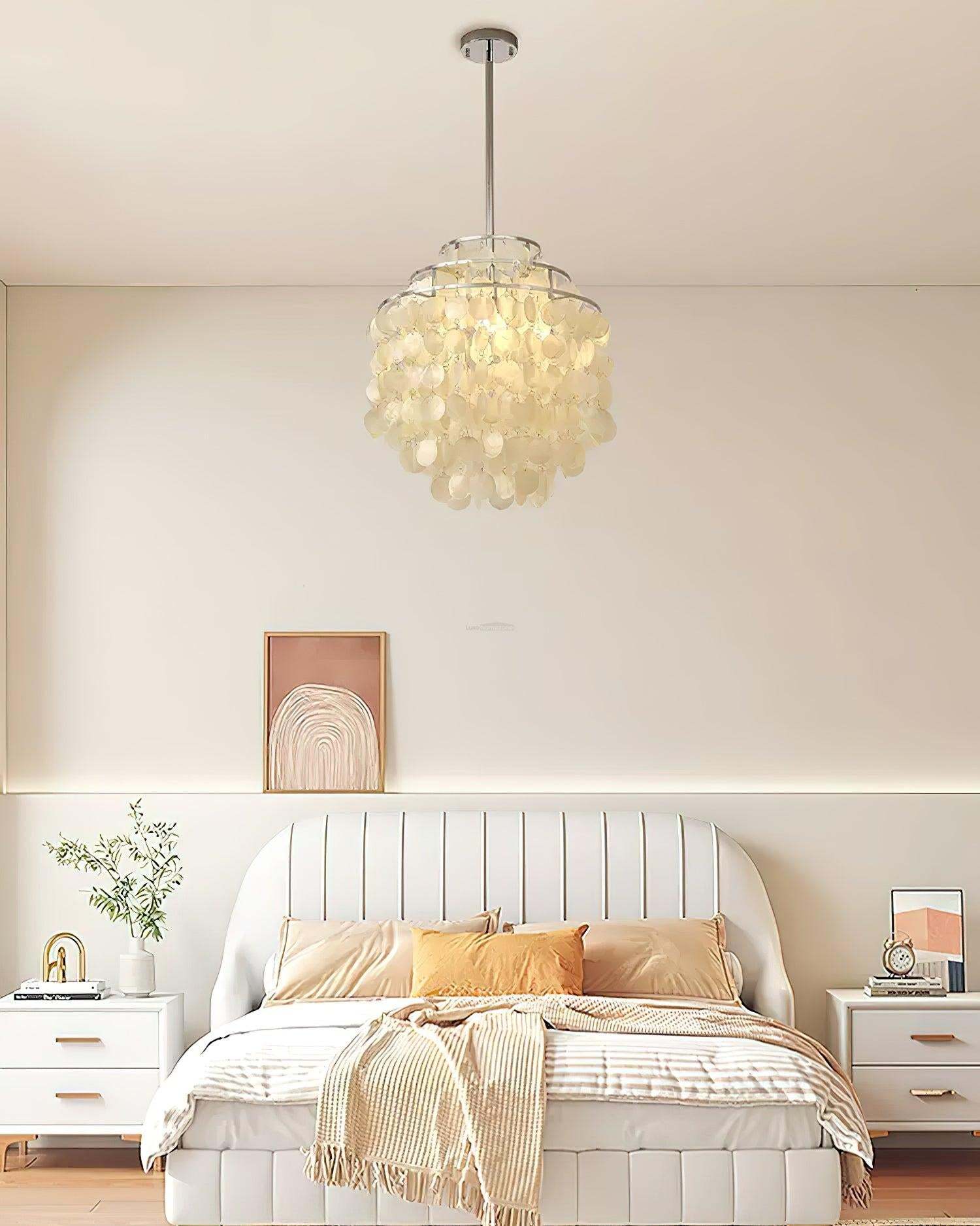 Round Shell Chandelier B with 2/3/4/5 layer-Sylvia Space