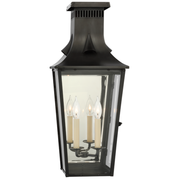 Belaire Medium 3/4 Wall Lantern-Sylvia Space