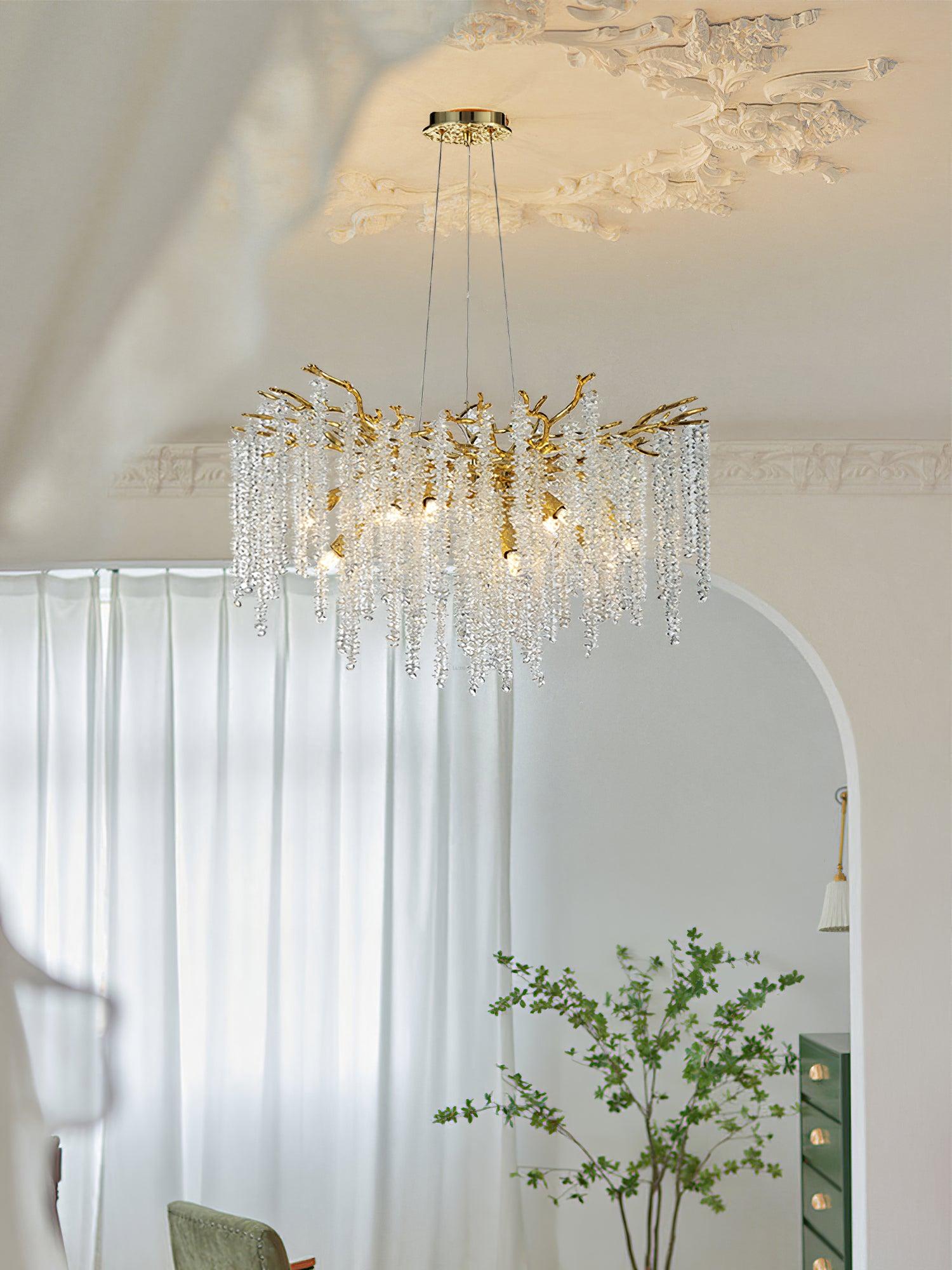Albero Crystal Chandelier with 8/10/14 heads-Sylvia Space