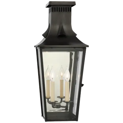 Belaire Medium 3/4 Wall Lantern-Sylvia Space