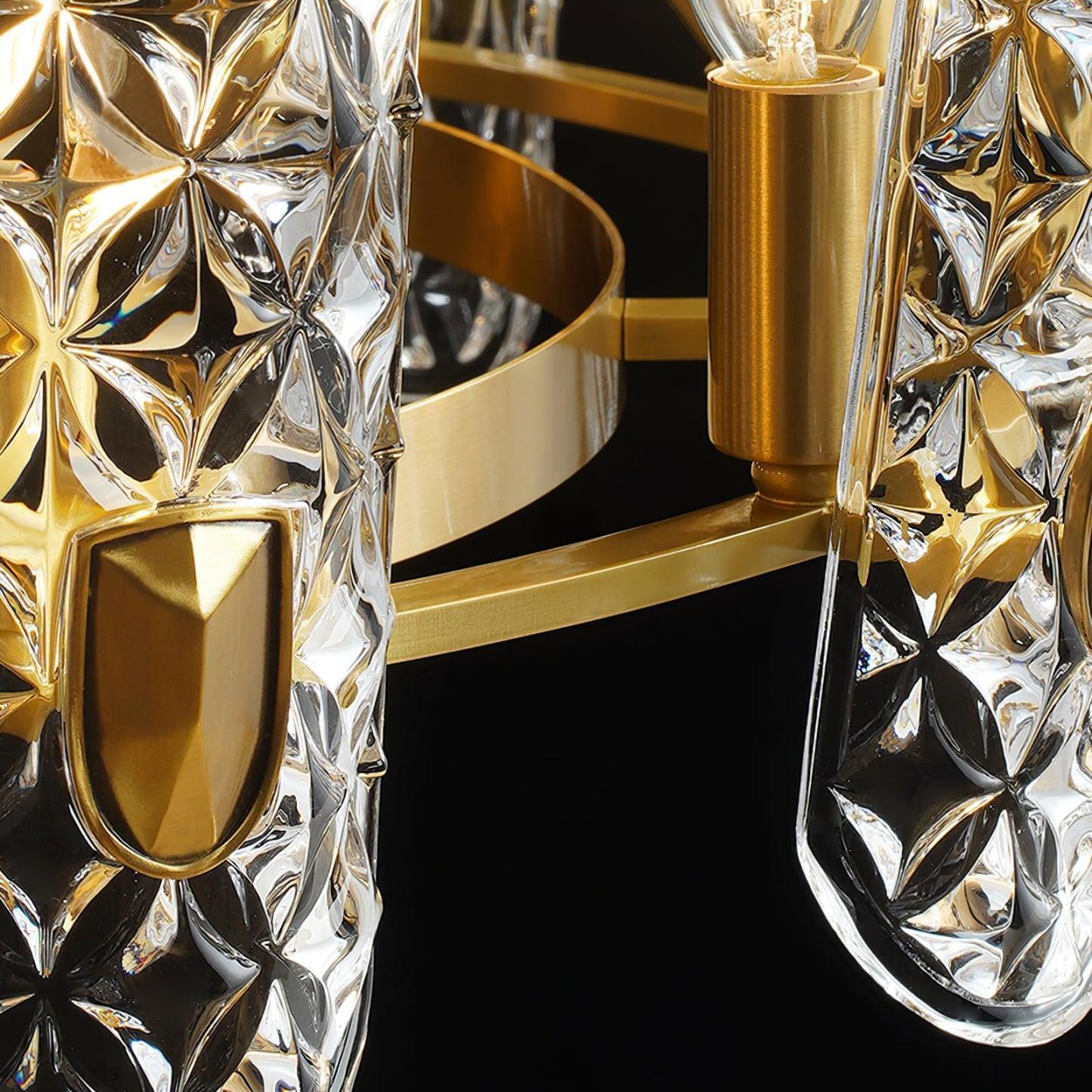 Brass Central Chandelier-Sylvia Space