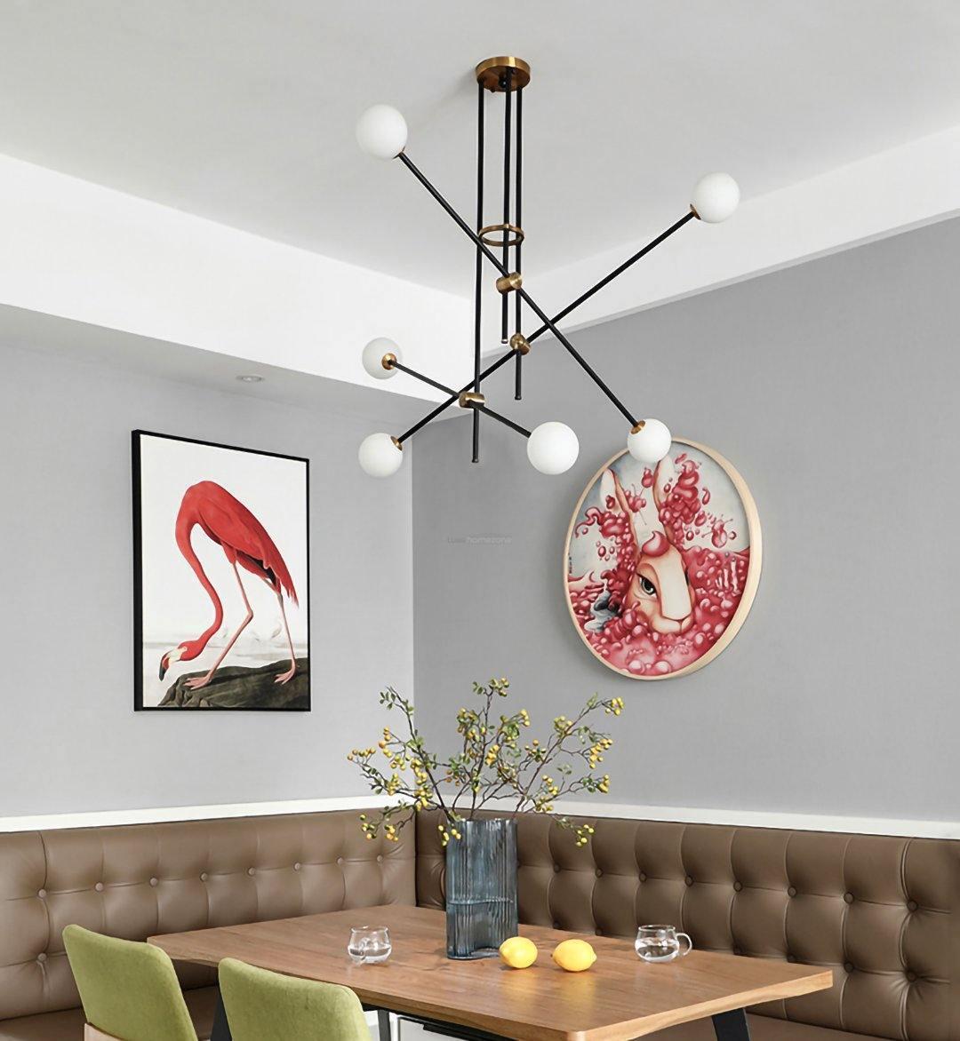 SI Chandelier with 2//3/4/6/9/12 heads-Sylvia Space