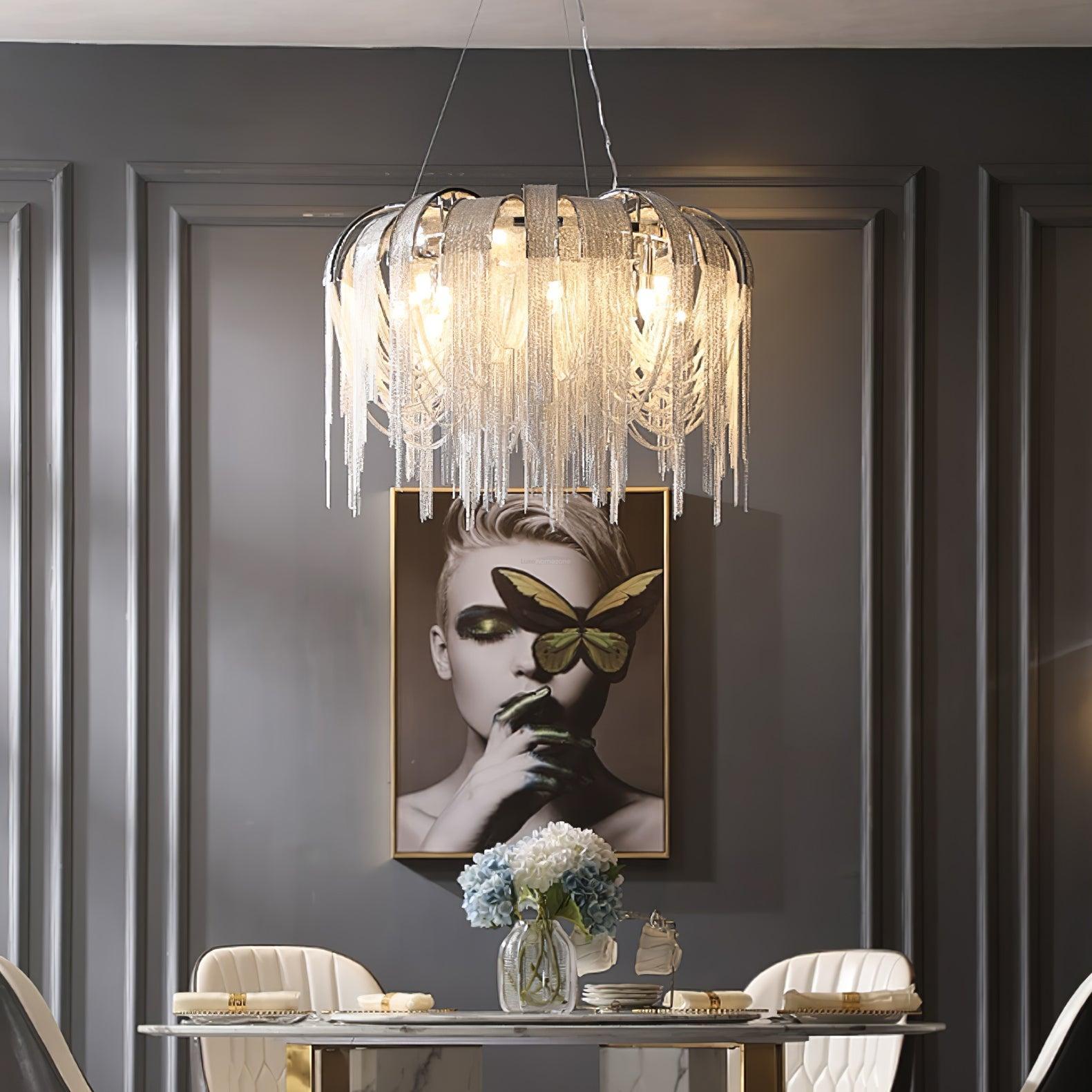 Length Chains Chandelier ∅ 23.6″-Sylvia Space