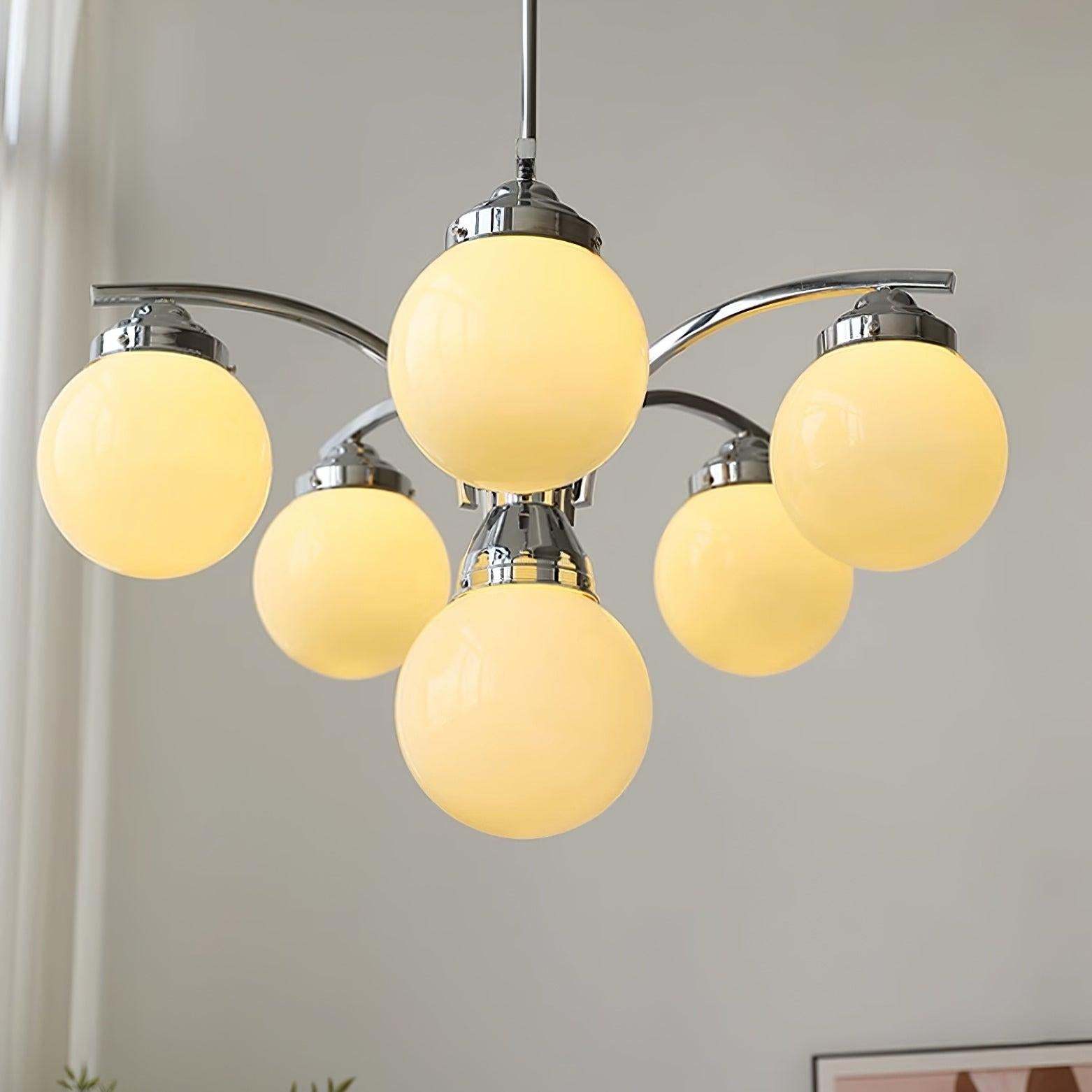 Pink Salamanca Chandelier with 4/6 heads-Sylvia Space