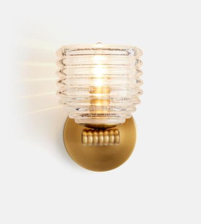 Oregan Glass Wall Light 8"
