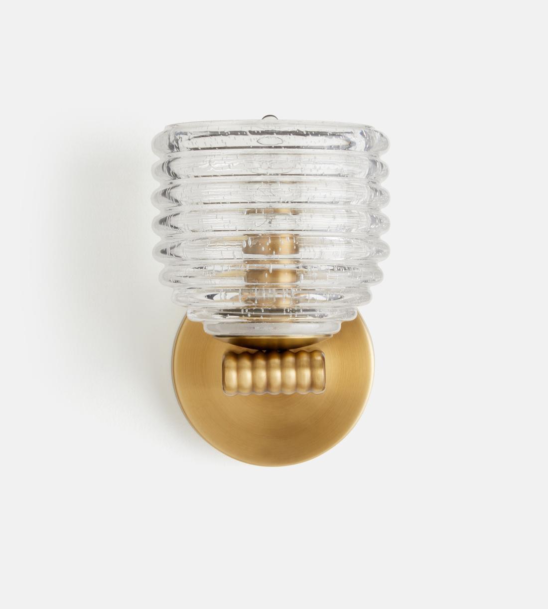 Oregan Glass Wall Light 8"