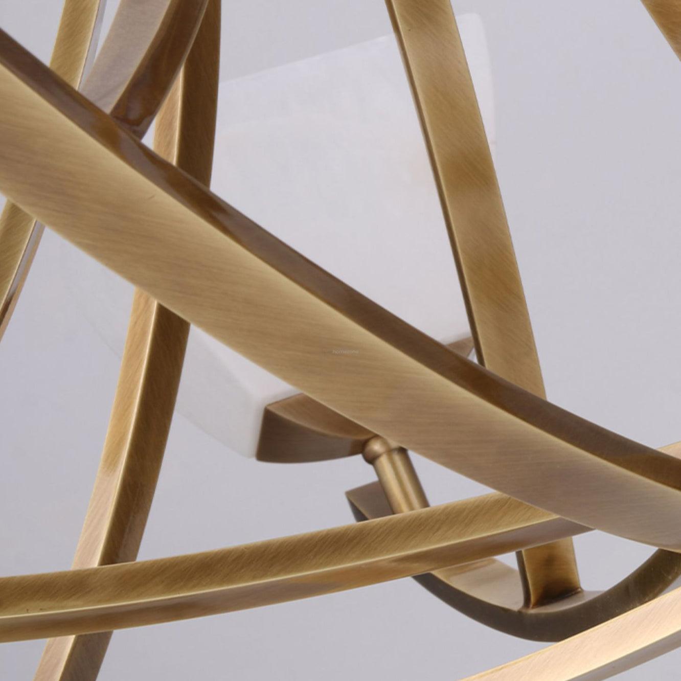 Dover Brass Chandelier with 8 heads-Sylvia Space