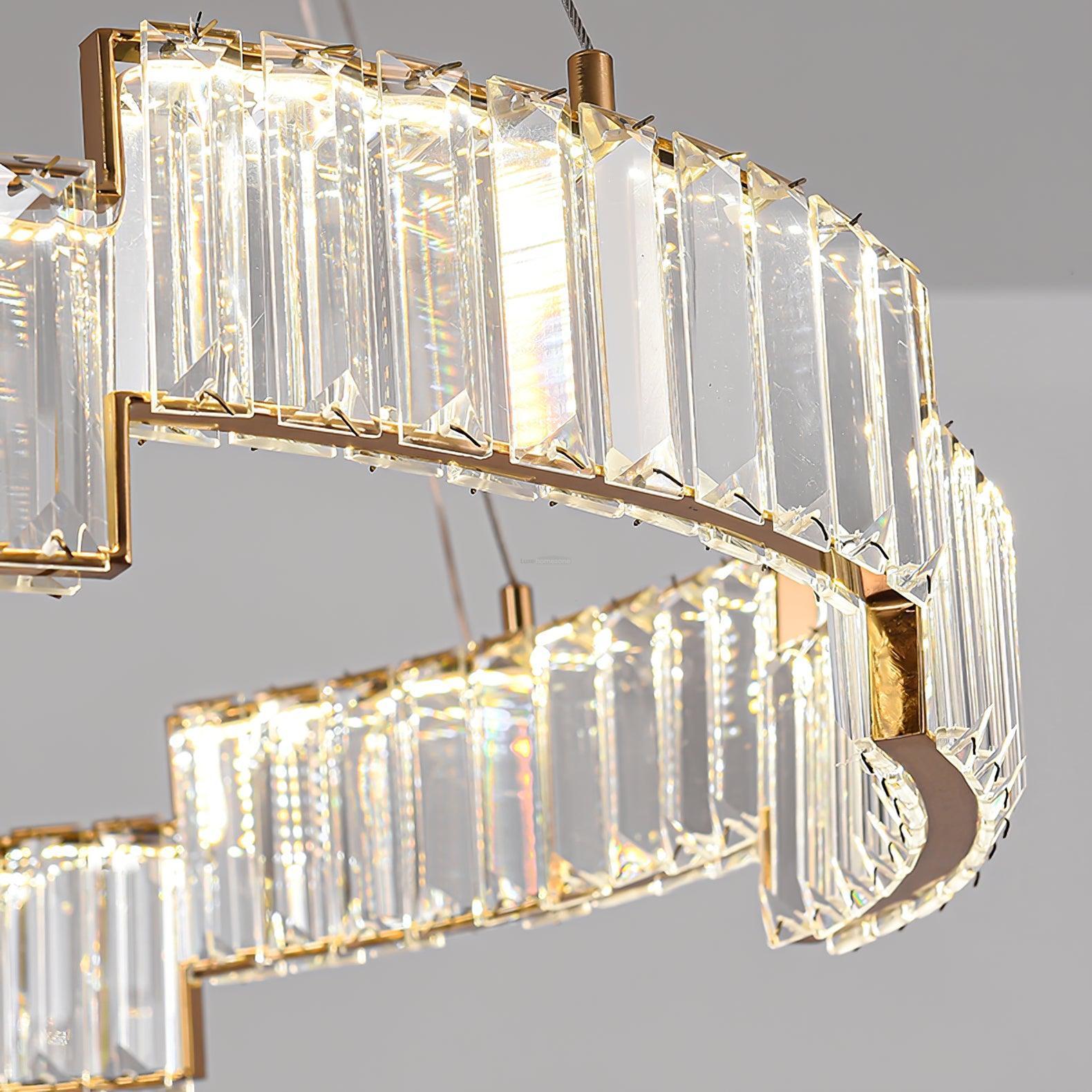 Stella Crystal Round Chandelier-Sylvia Space