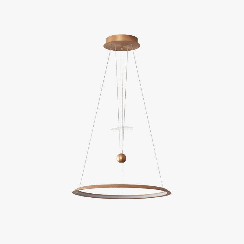 Circular LED Chandelier ∅ 23.6″-Sylvia Space