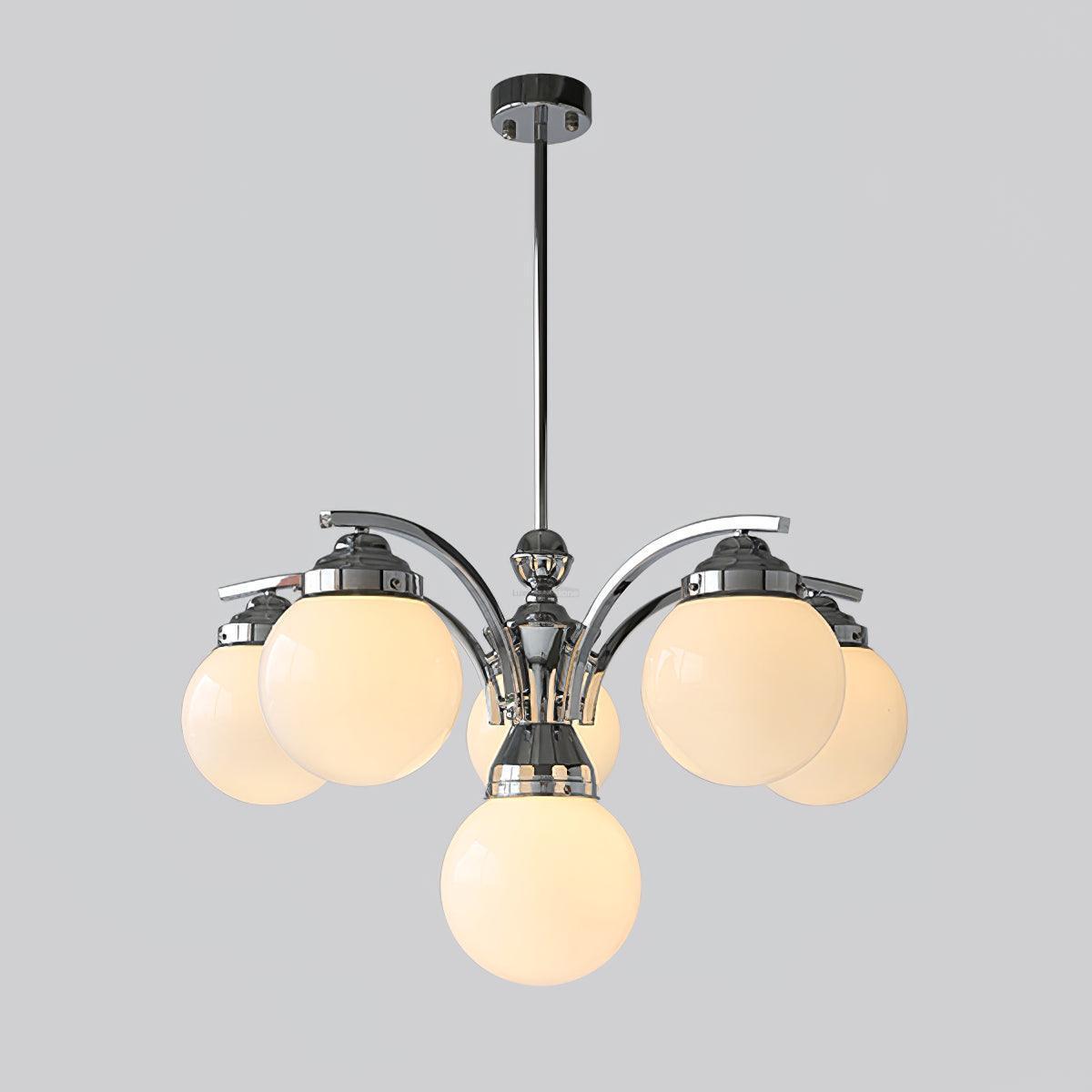 Dewdrop Globe Chandelier ∅ 21.7″-Sylvia Space