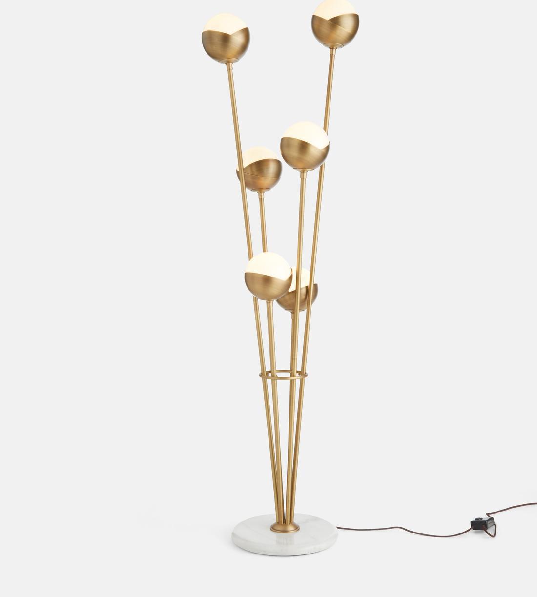 Seed White Floor Lamp 69"H