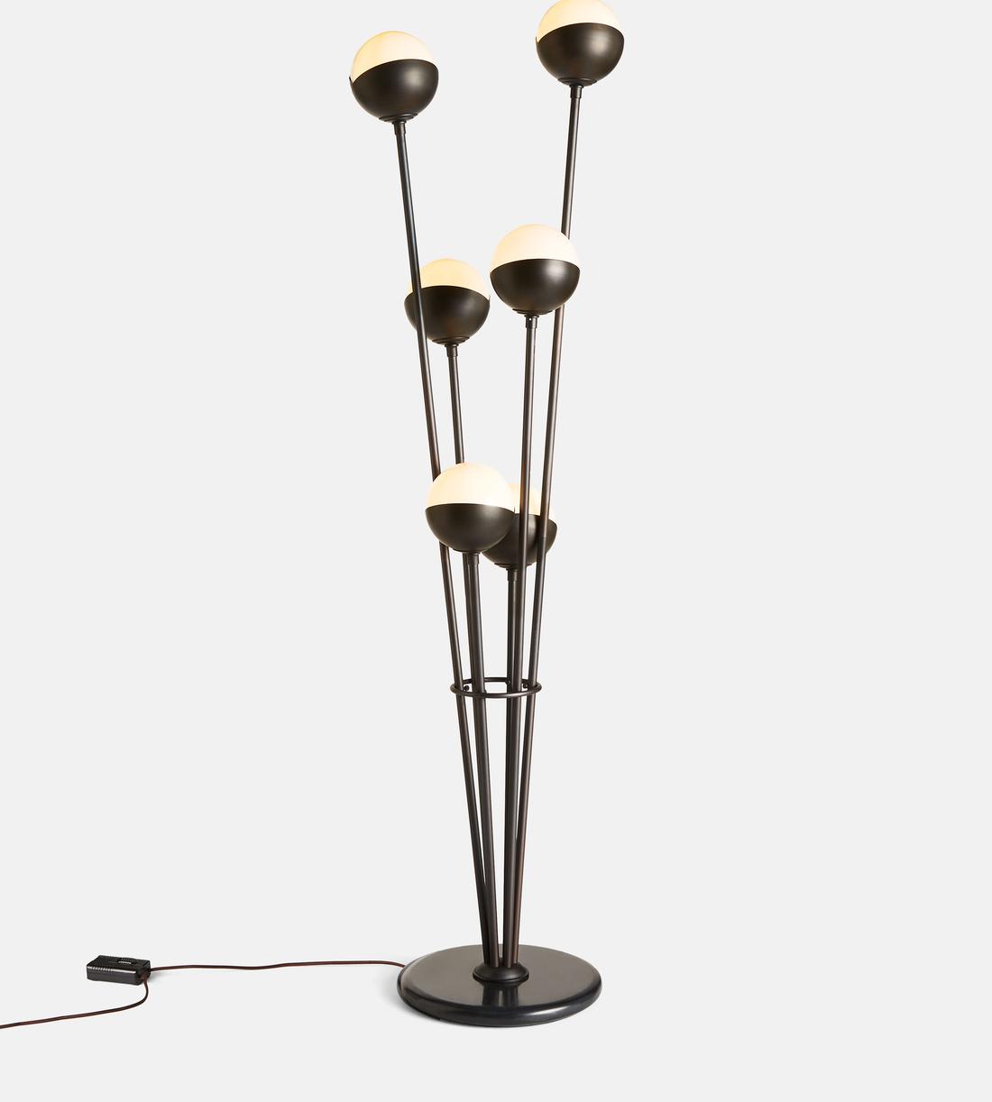 Seed Black Floor Lamp 69"H