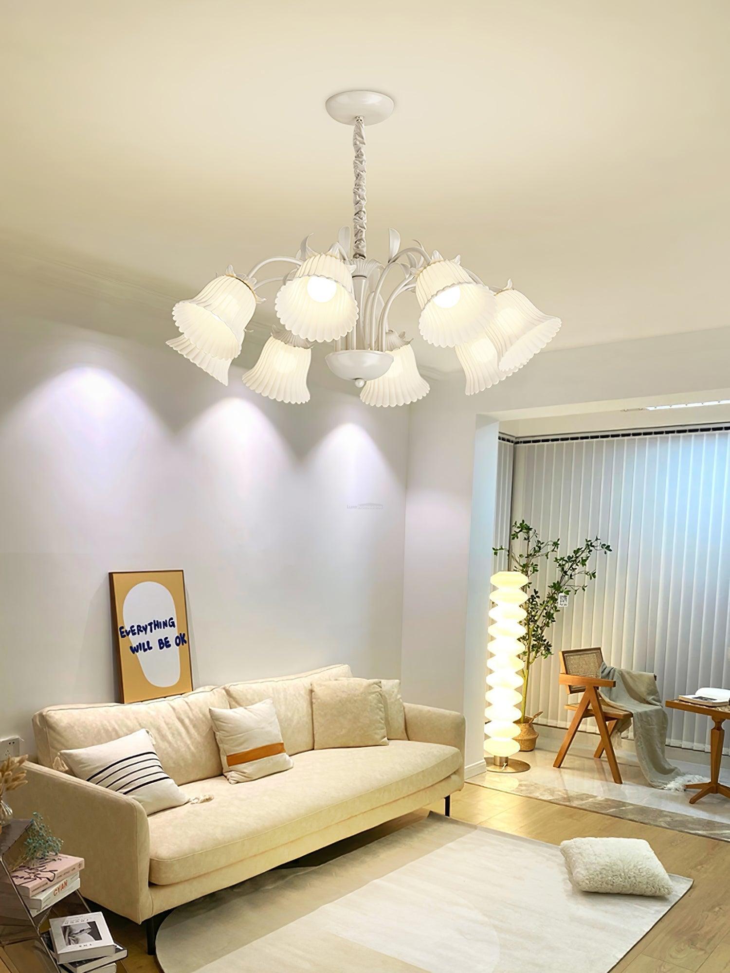 Petunia Chandelier with 6/8 heads-Sylvia Space