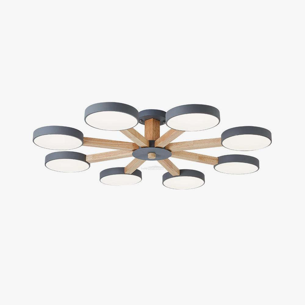 Modern Multi Stem Chandelier with 5/6/8 heads-Sylvia Space