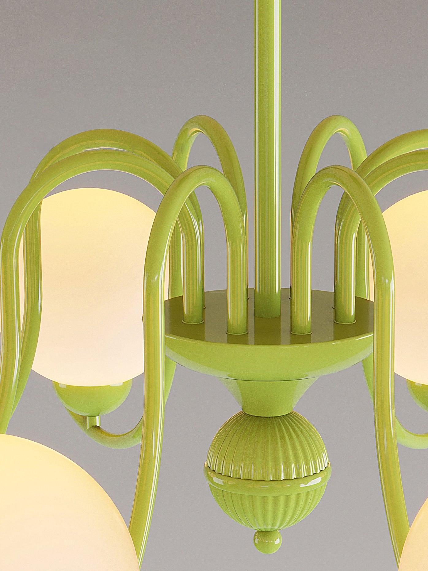 Vanilla Ball Chandelier with 3/5/6/8 heads-Sylvia Space