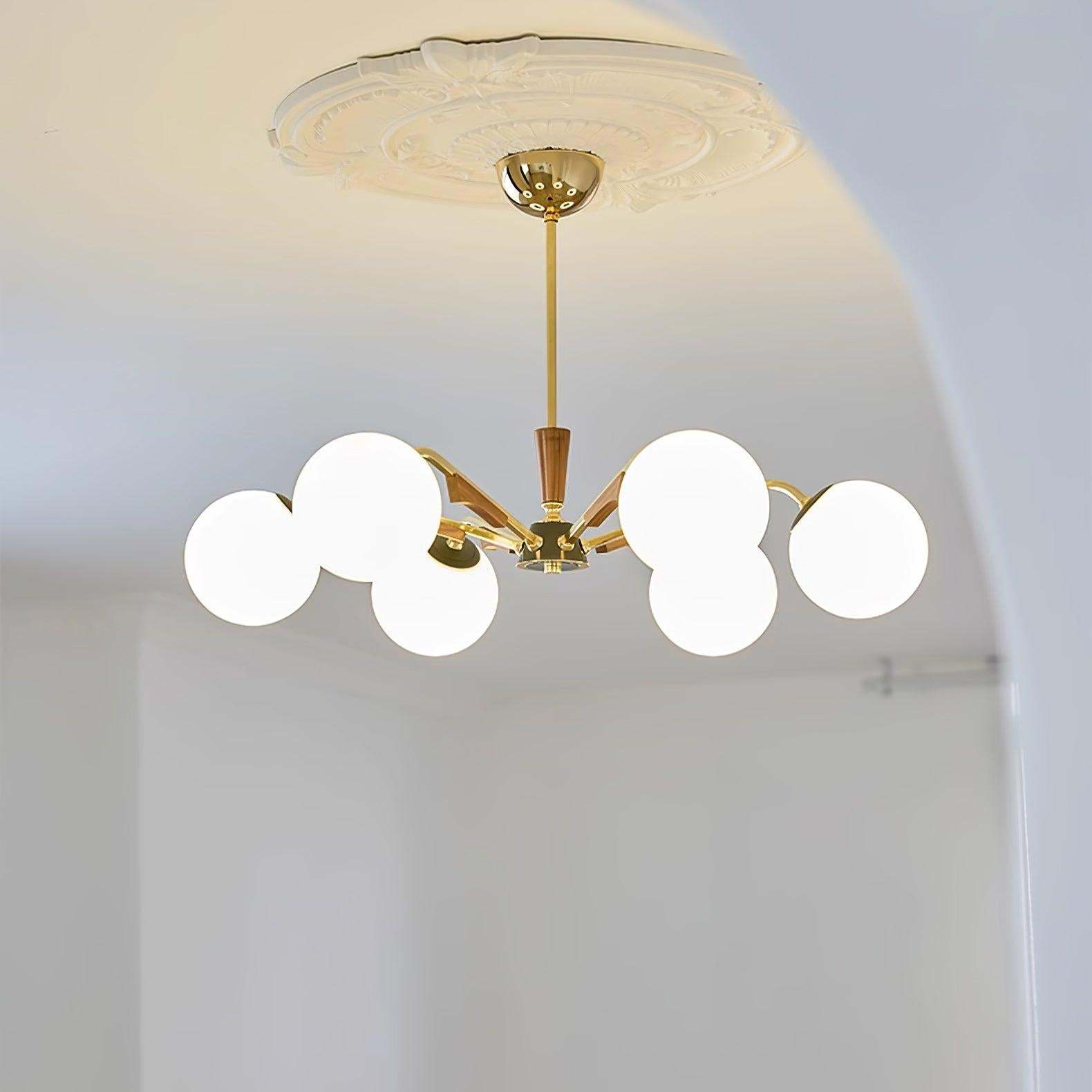 Jeri Sputnik Chandelier with 3/6/8 heads-Sylvia Space