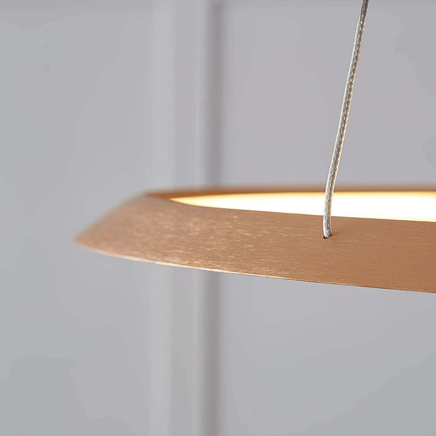 Circular LED Chandelier ∅ 23.6″-Sylvia Space