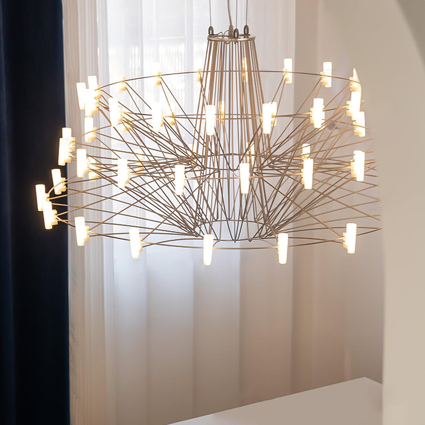 Sky Ballet Chandelier ∅ 33.5″ ~∅ 39.8″-Sylvia Space