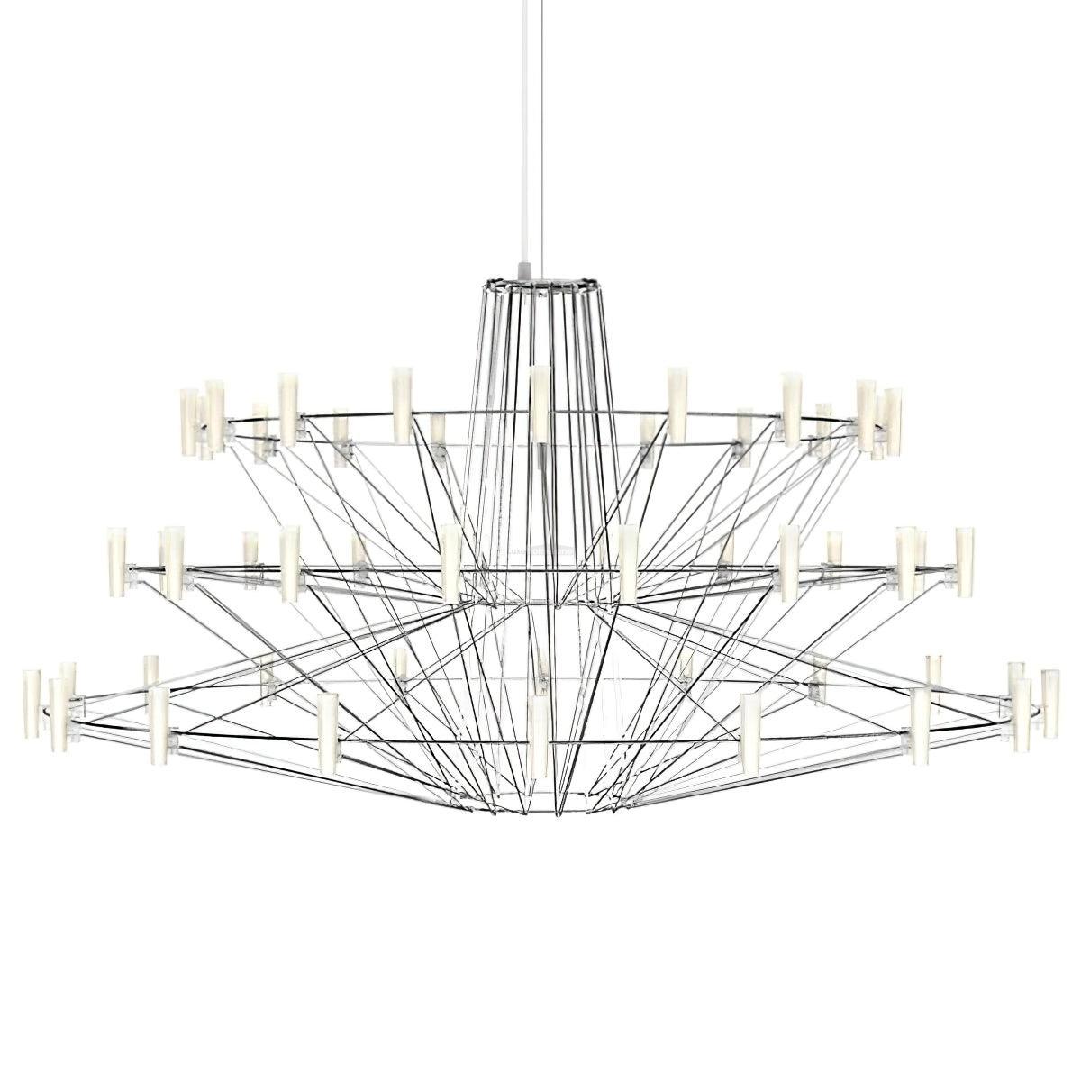 Sky Ballet Chandelier ∅ 33.5″ ~∅ 39.8″-Sylvia Space