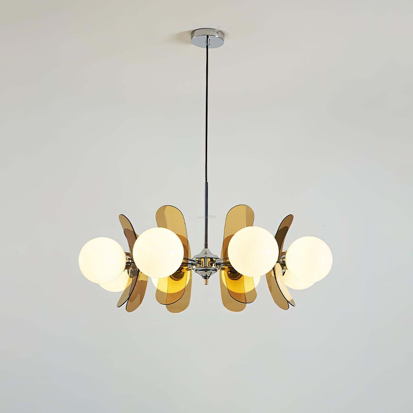 Phosphorescent Chandelier with3/5/6/8 heads-Sylvia Space