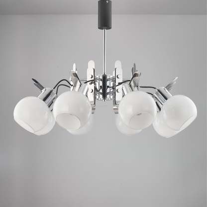 Geometrical Chrome Chandelier-Sylvia Space