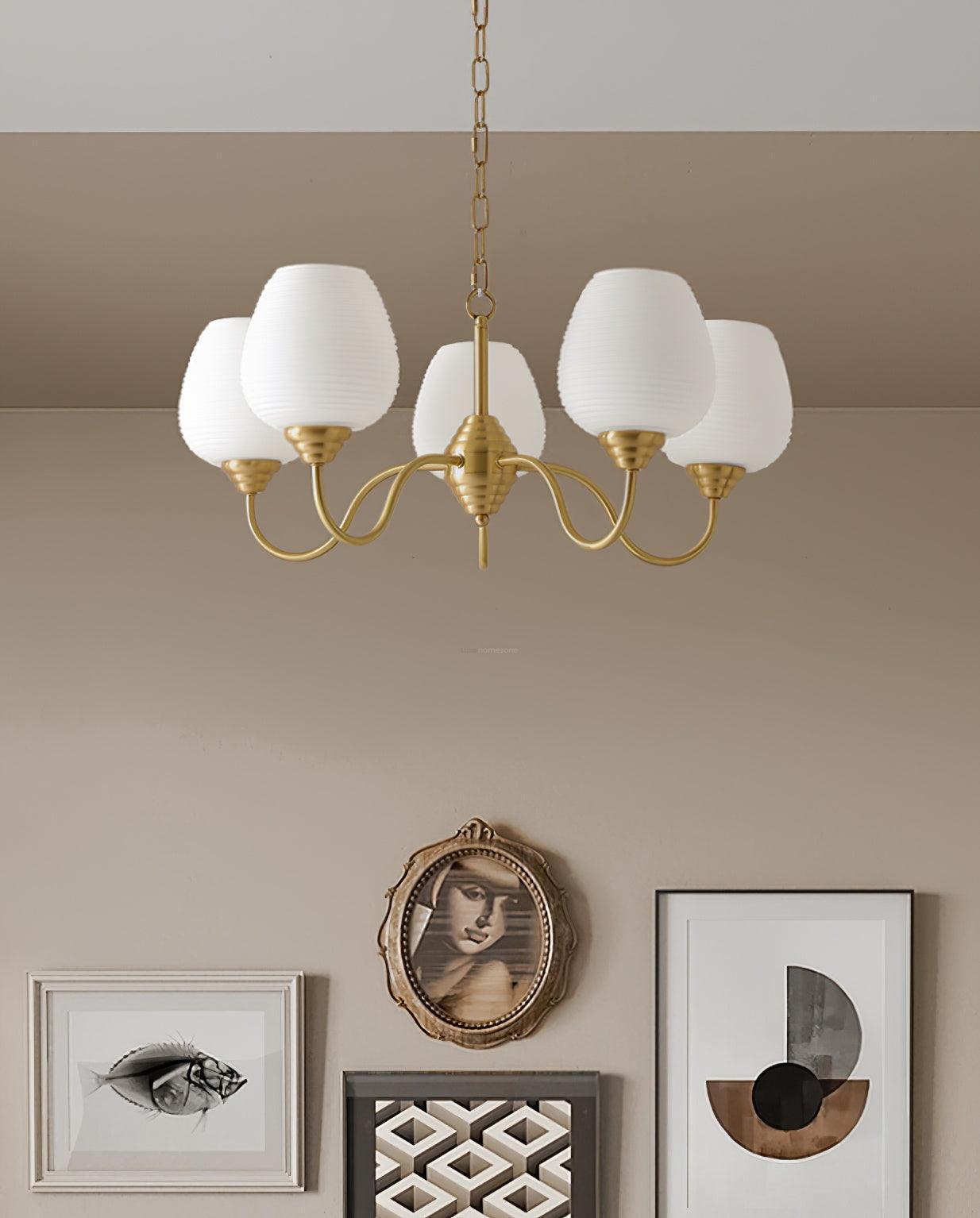 Endon Alton Chandelier with 3/5/8 heads-Sylvia Space