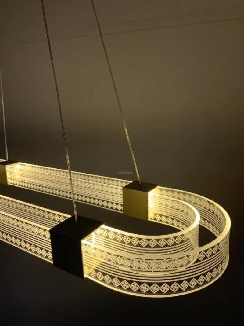 Parallel Ring LED Chandelier ∅ 25.6″-Sylvia Space