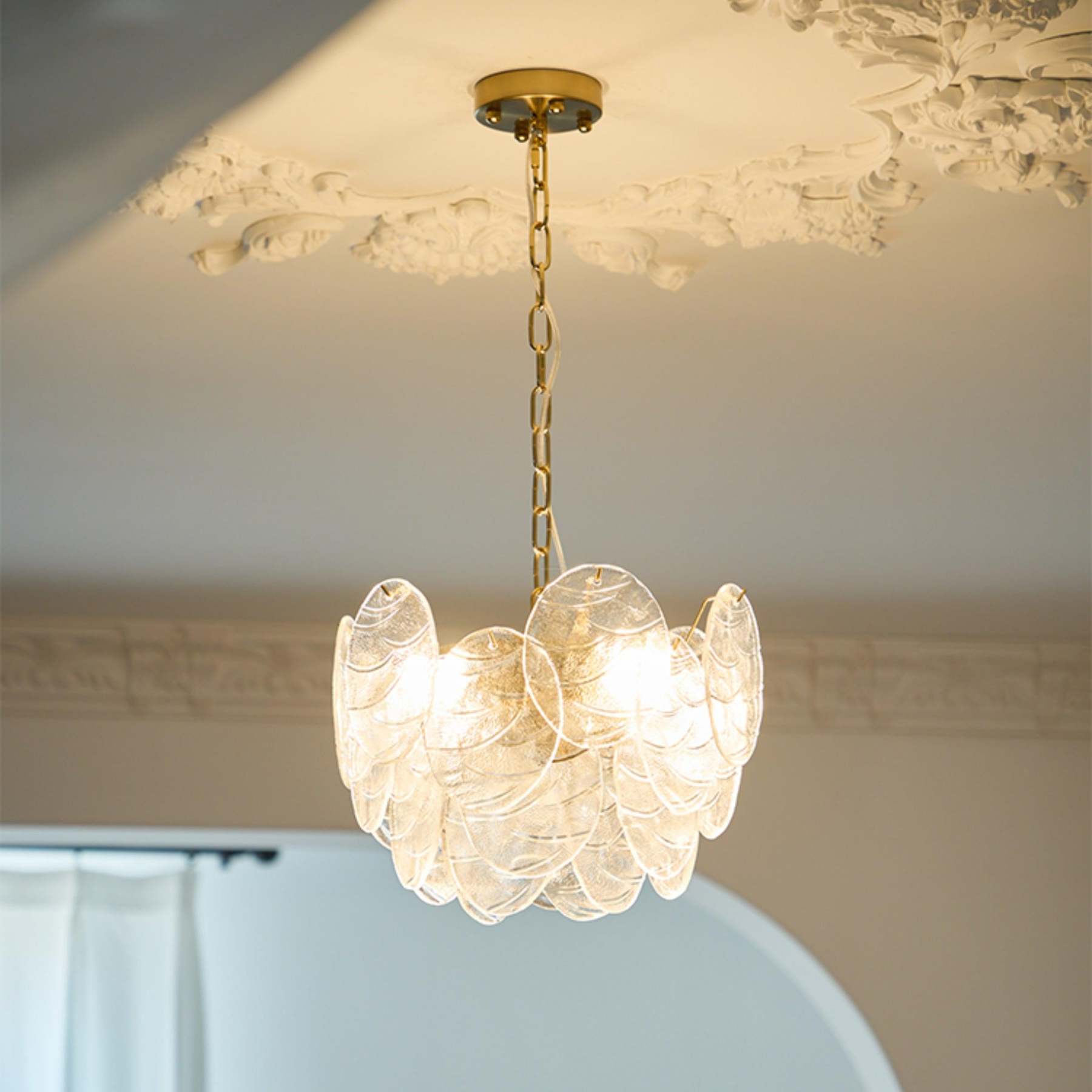 Victorian Disc Round Chandelier-Sylvia Space