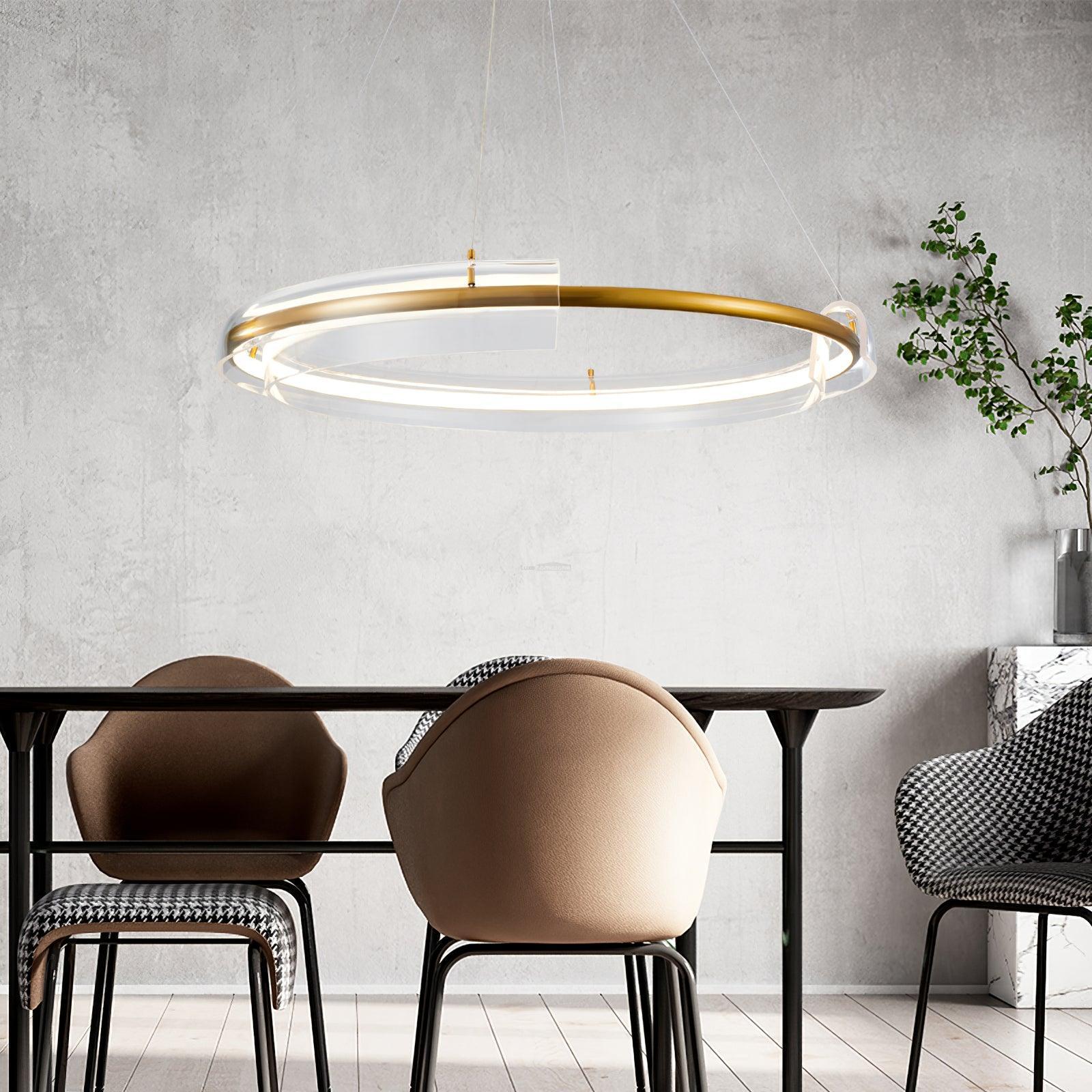 Solstice LED Chandelier ∅ 23.6″-Sylvia Space