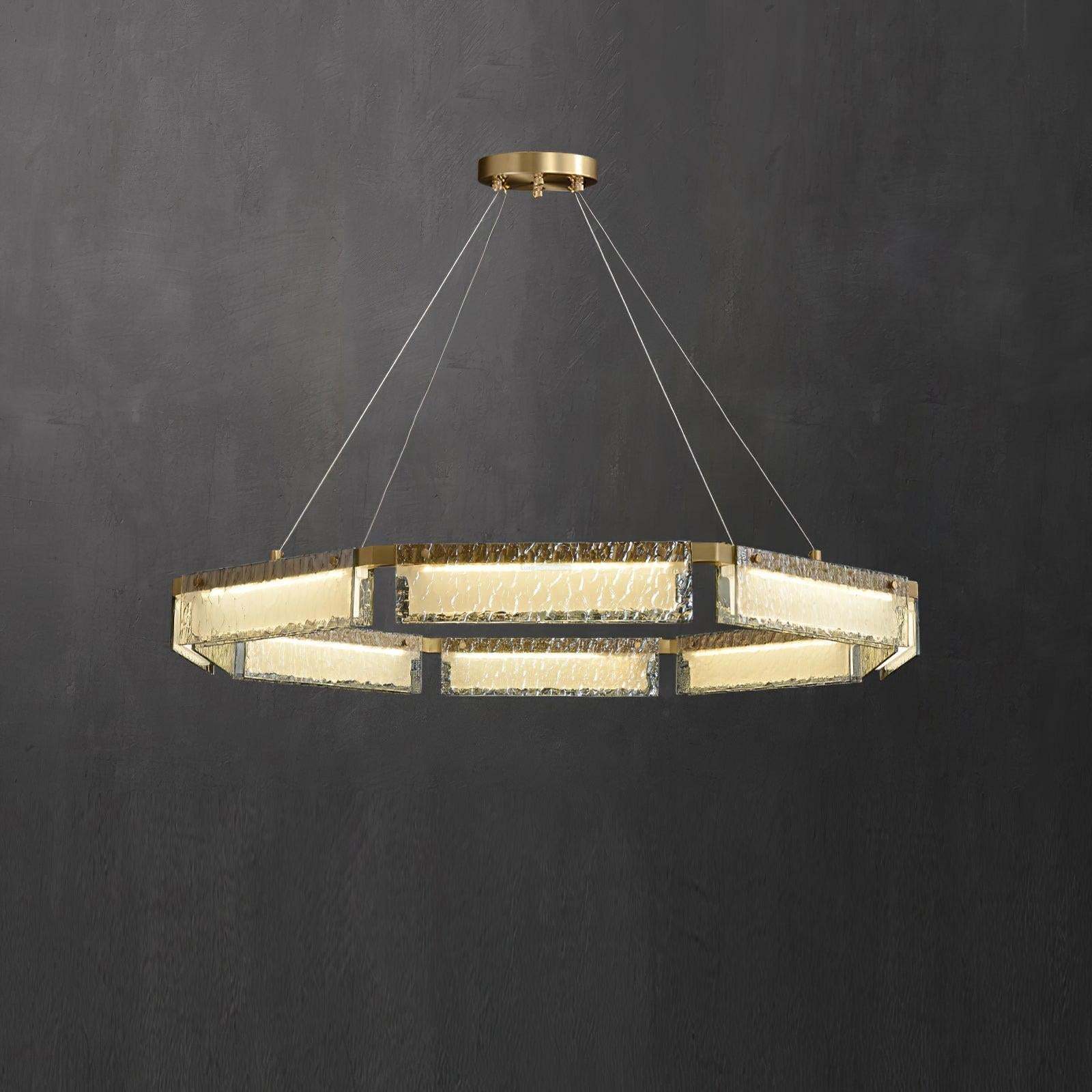Asner LED Chandelier ∅ 27.5″-Sylvia Space