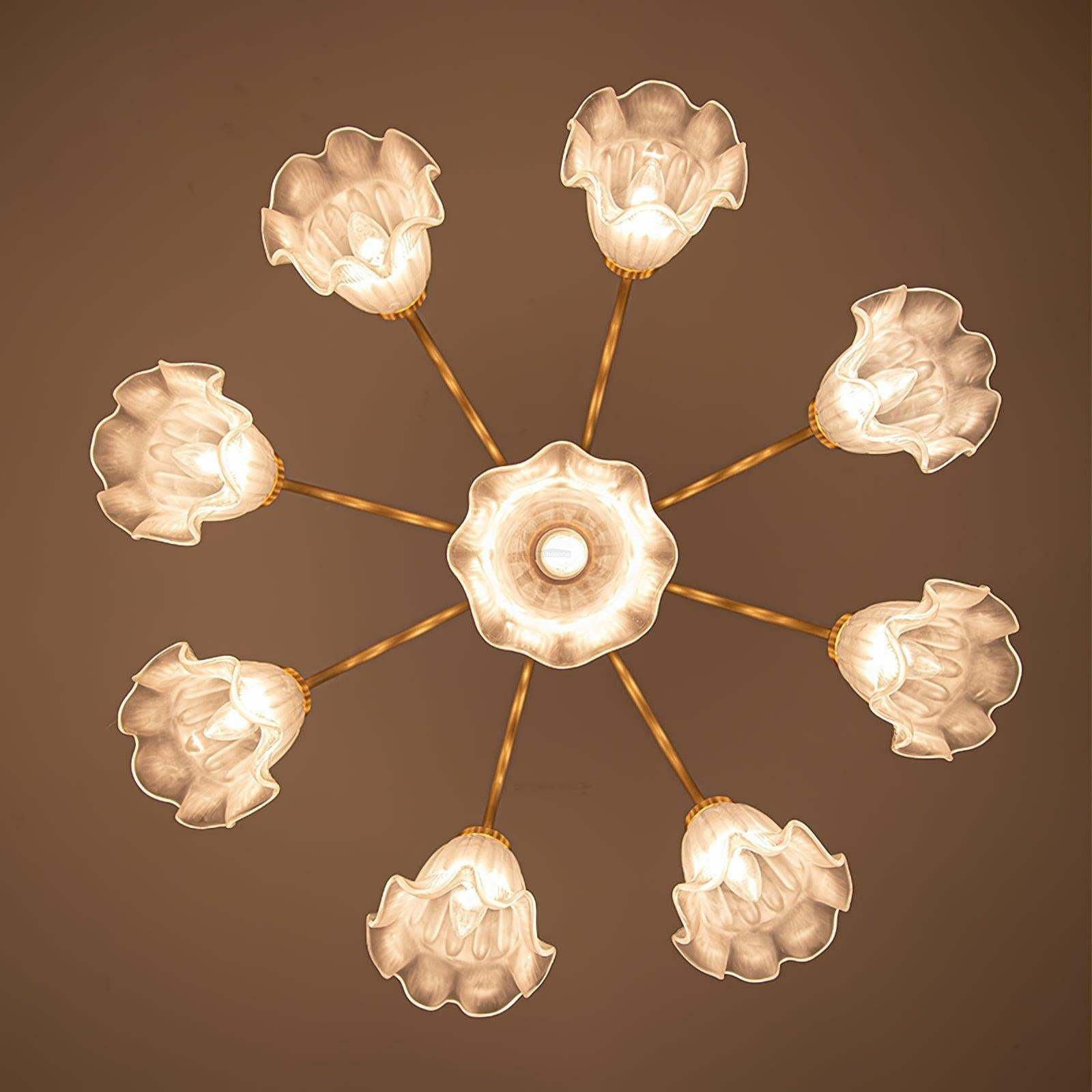 Lily Chandelier ∅ 21.7″ ~31.5''-Sylvia Space