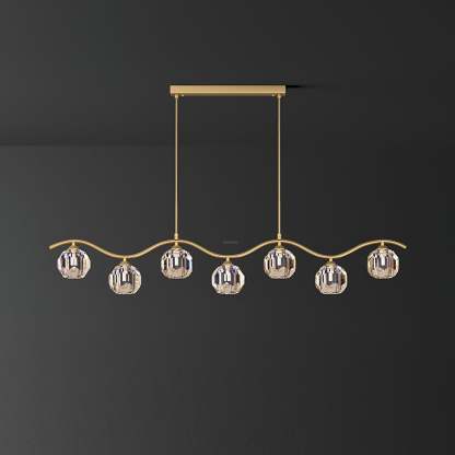 Eara Crystal Chandelier with 3/5/7 heads-Sylvia Space
