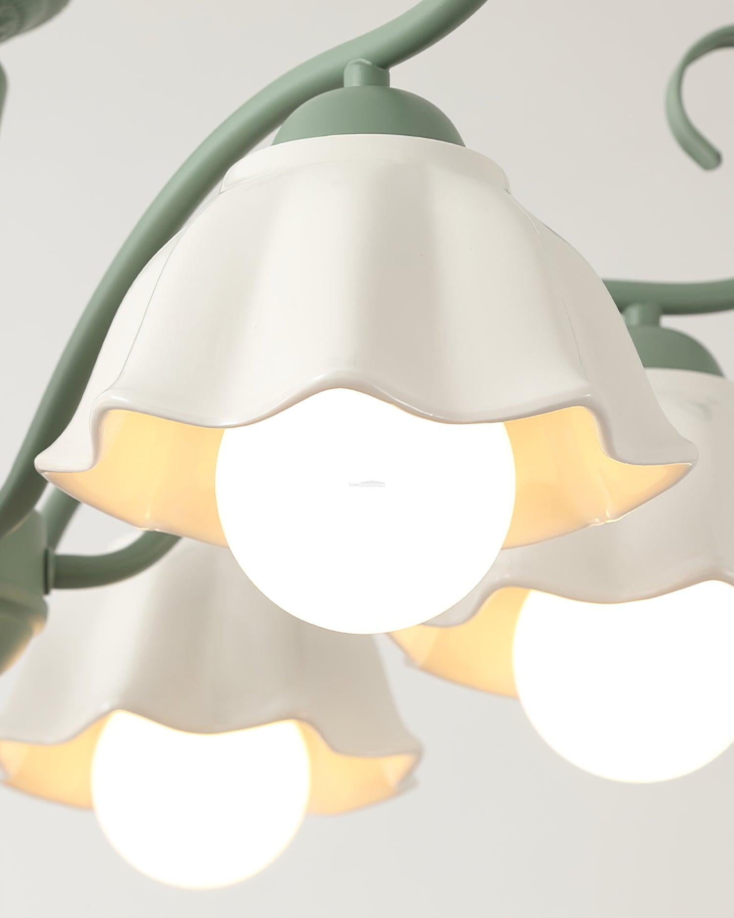 Savoy Flower Chandelier with 3/6/8 heads-Sylvia Space