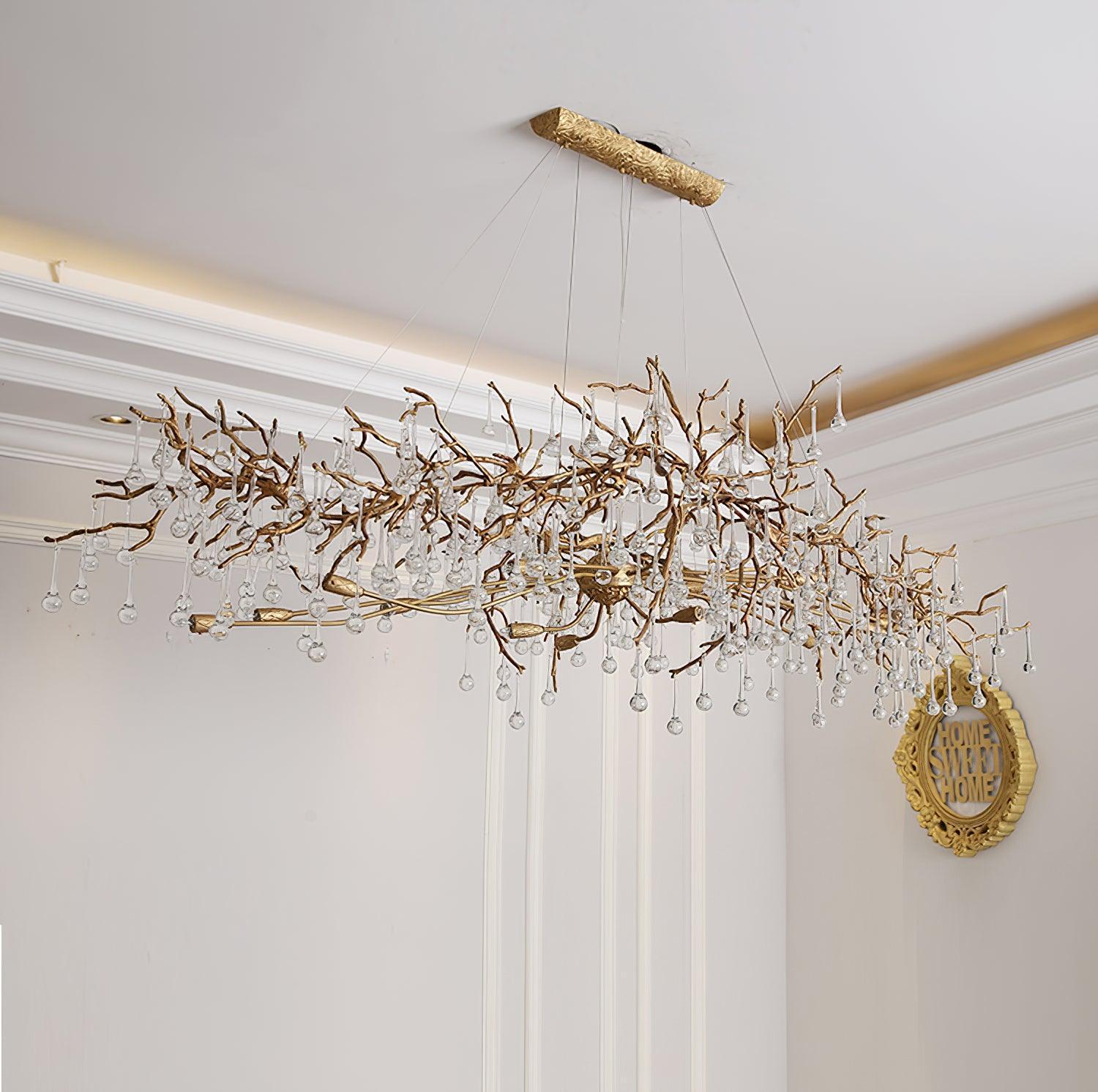Bijou Tear Drop Style Chandelier-Sylvia Space