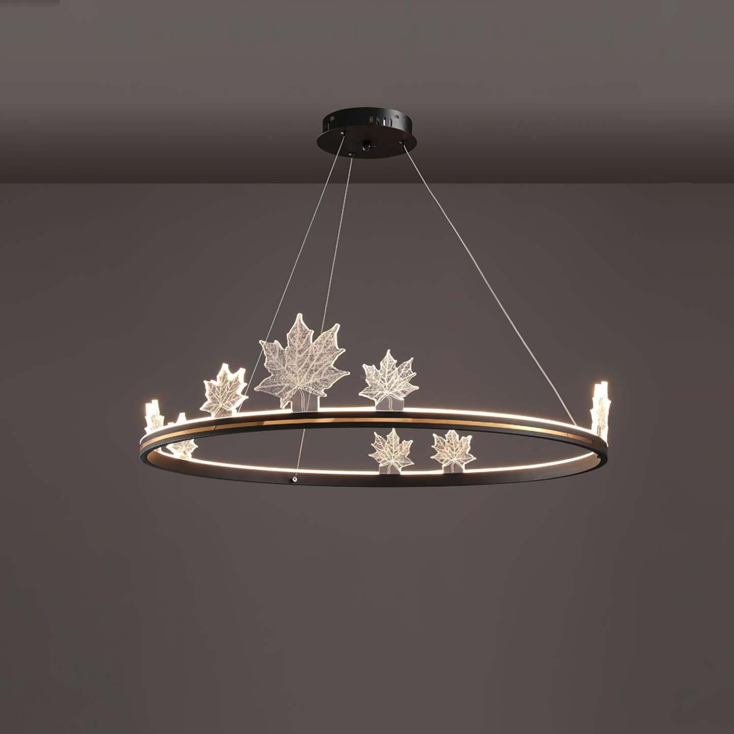 Ion Leaf Ring Chandelier-Sylvia Space