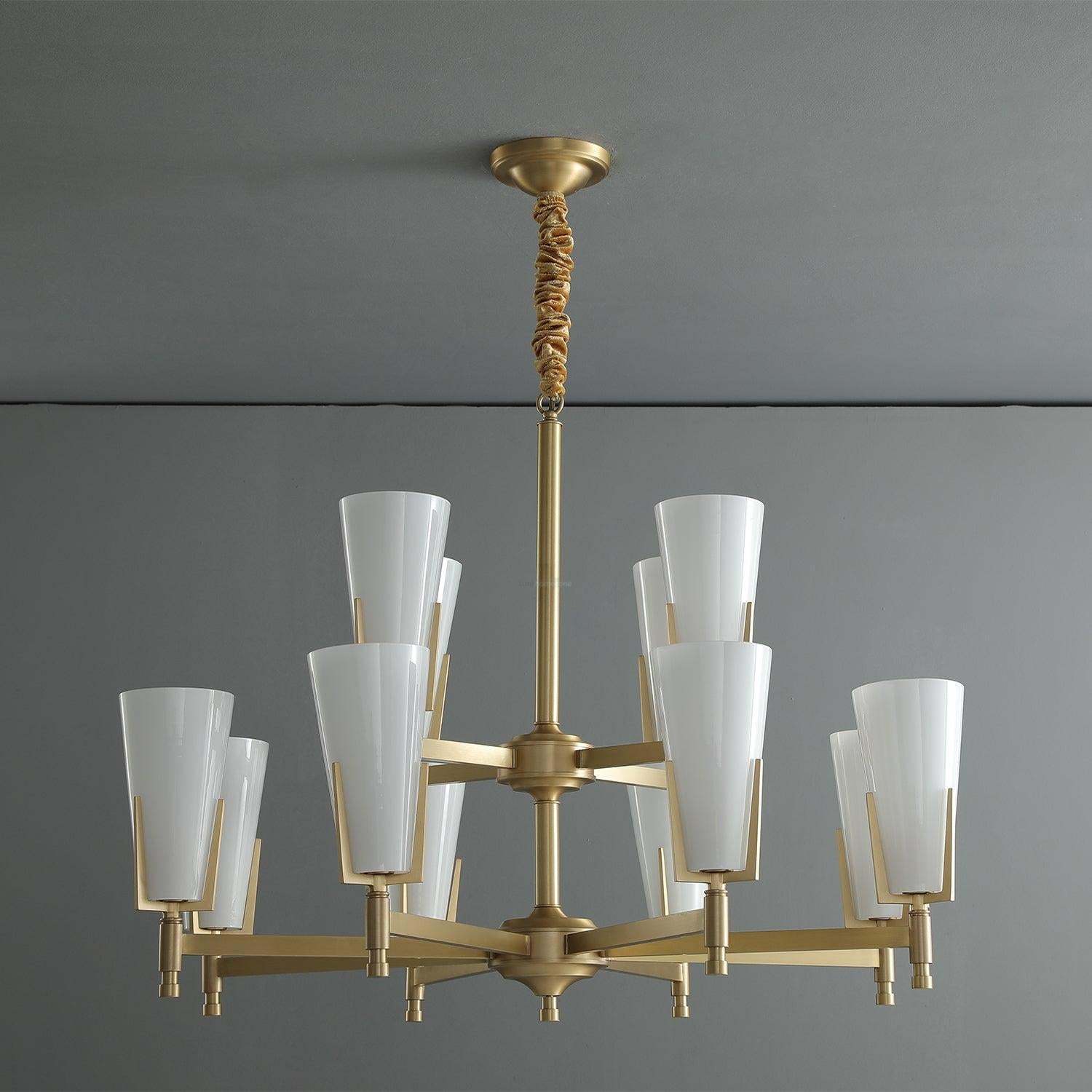 Upton Chandelier Φ 25.6″-Sylvia Space