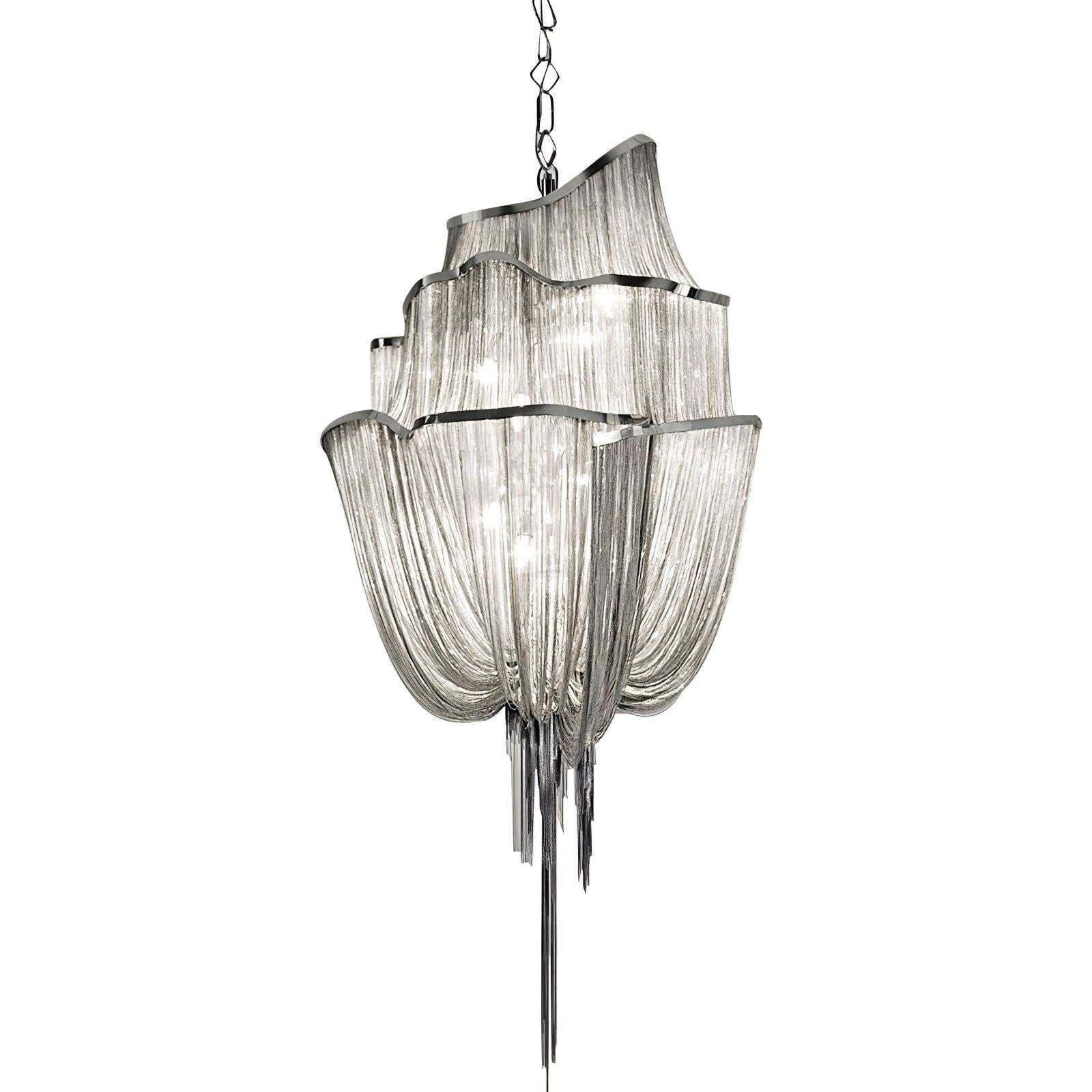 Shimmering Chandelier with Chains-Sylvia Space