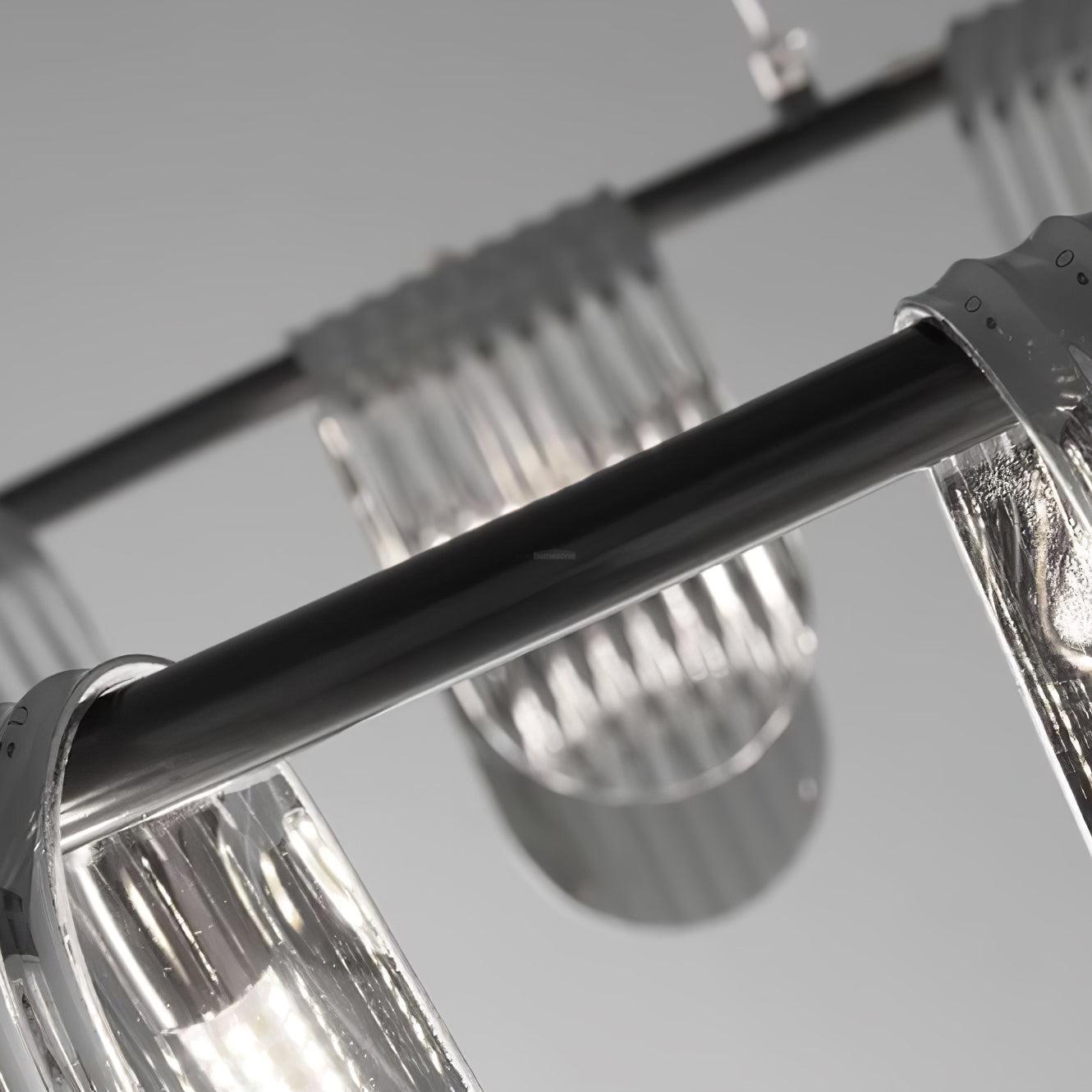 Folioles Brass Chandelier with 6/9/12 lamps-Sylvia Space