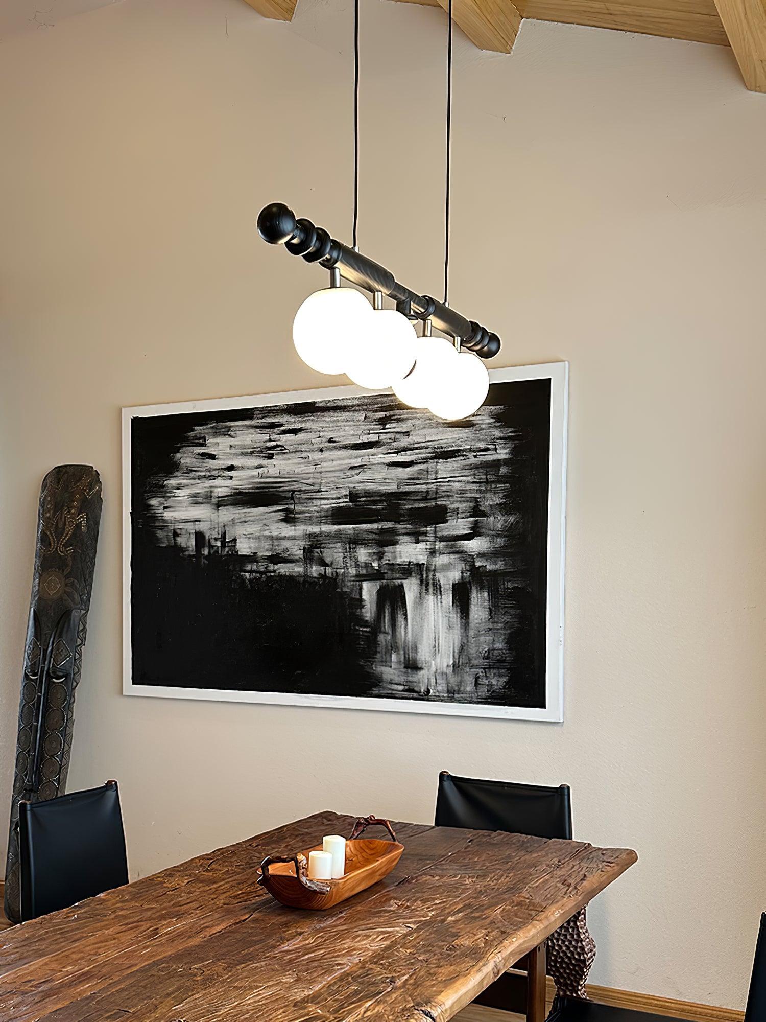 Roman Column Linear Chandelier-Sylvia Space