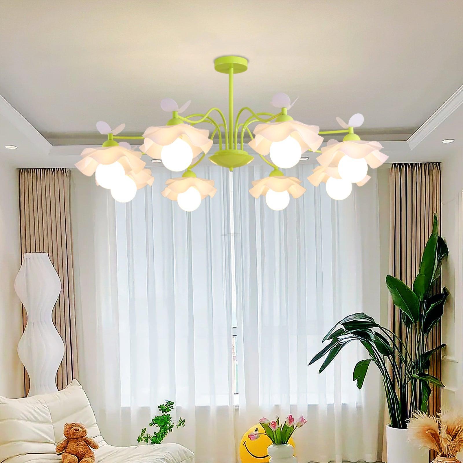 Murano Acrylic Chandelier with 3/5/8 heads-Sylvia Space