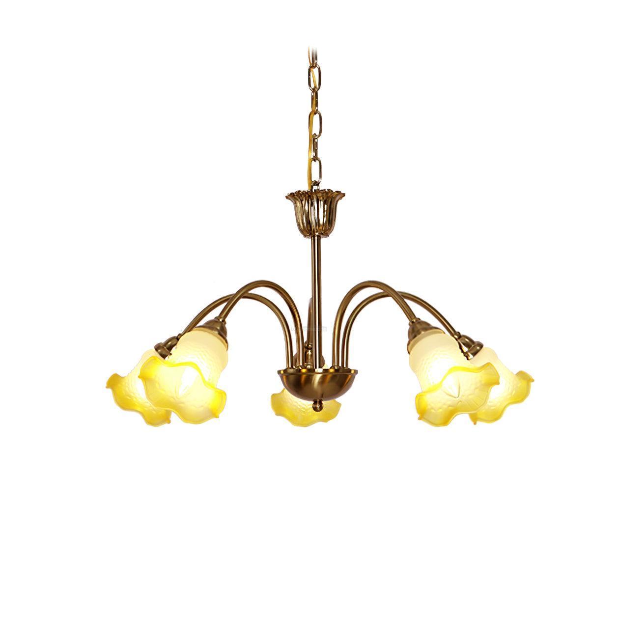 Morning Glory Chandelier ∅ 24.4″-Sylvia Space