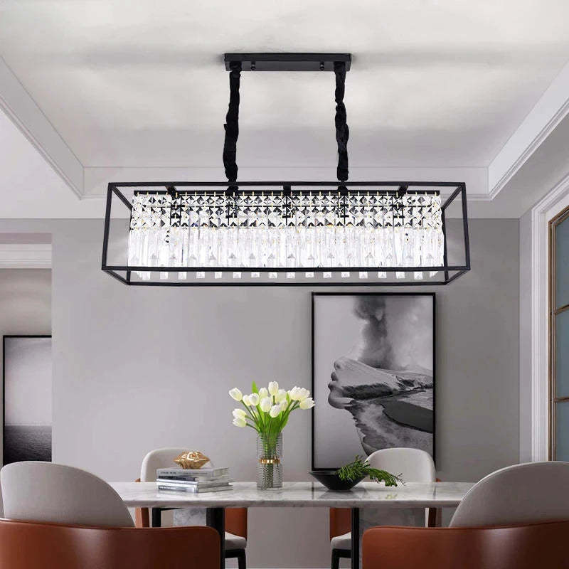 Giordano Crystal Dining Room Chandelier-Sylvia Space