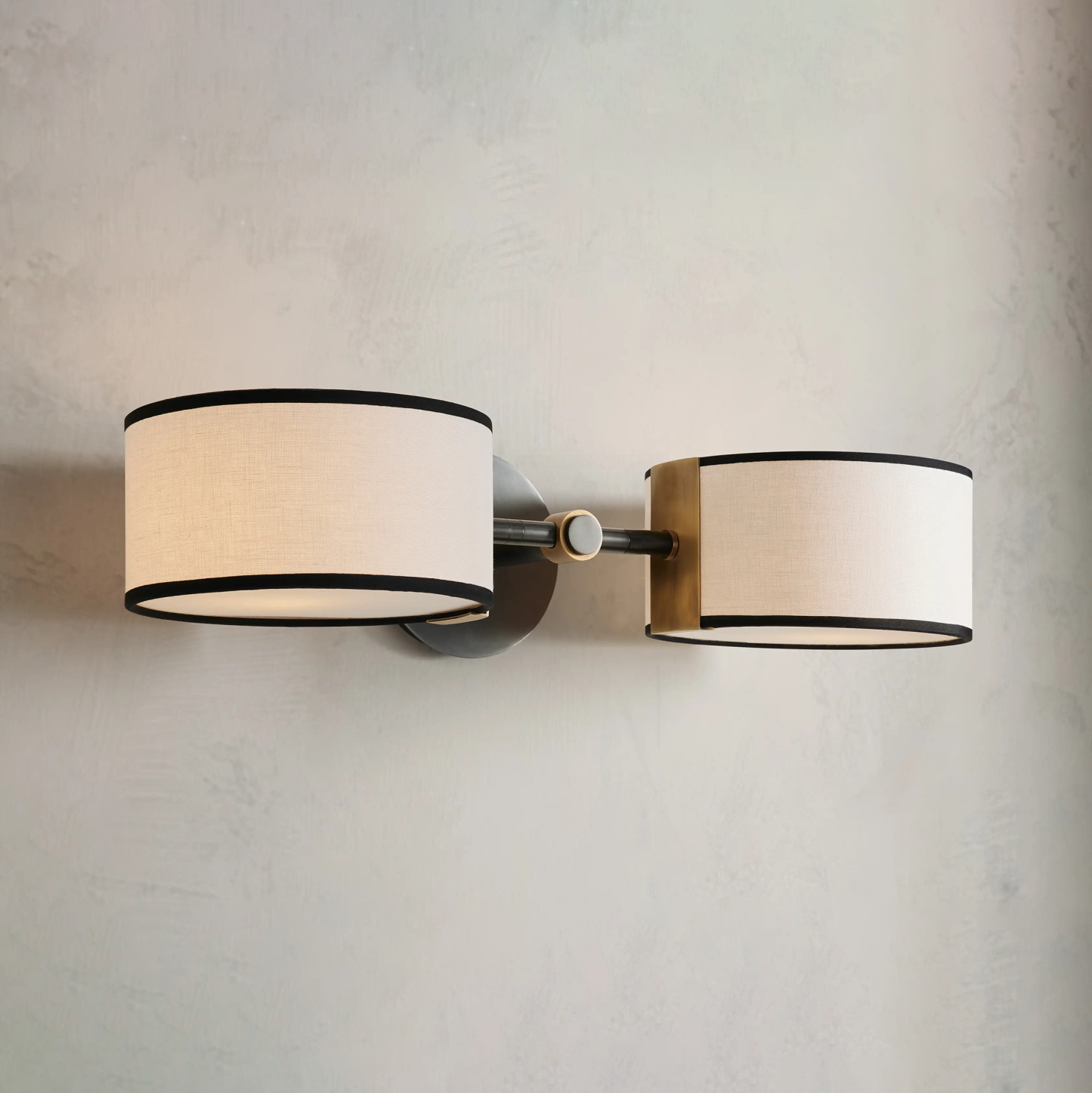 Daphne Linen 2 Light Wall Sconce