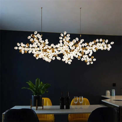 Grape Shape Linear Chandelier, Designer Lighting Fixtures-Sylvia Space