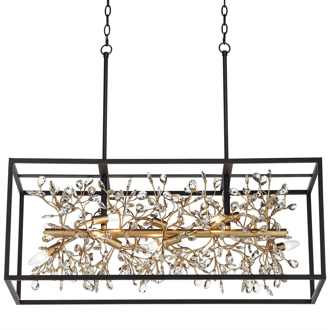 Giordano Crystal Kitchen Island Chandelier-Sylvia Space