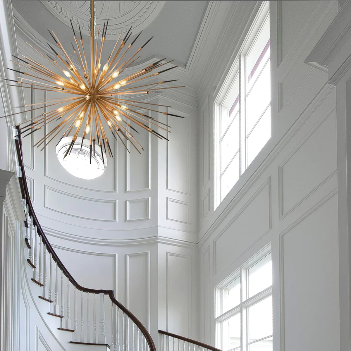 Marble Starburst Chandelier-Sylvia Space