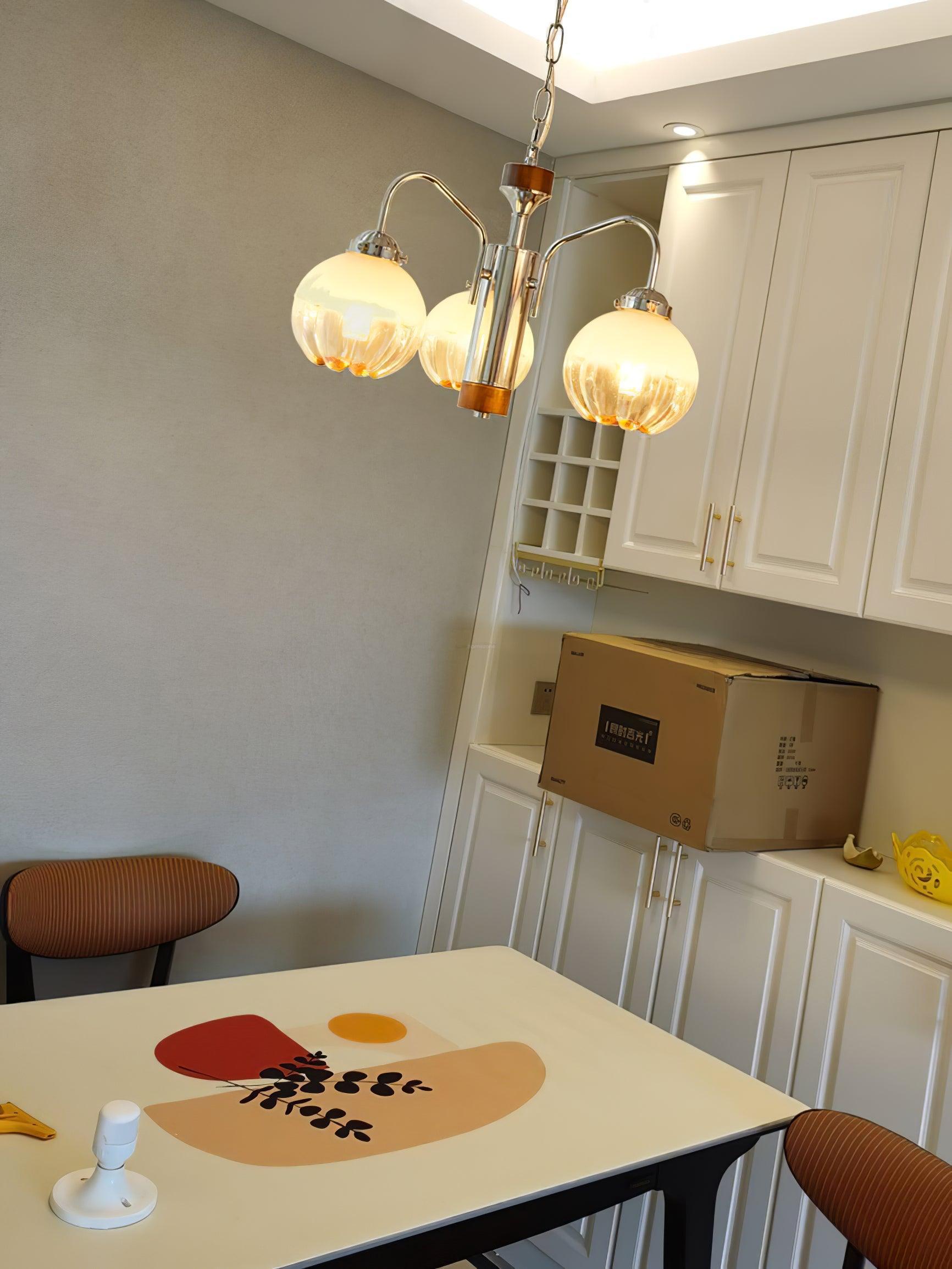 Flower Bud Chandelier ∅ 15.7″-Sylvia Space